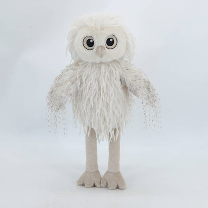 Kuscheltier Eule mit Baumelbeinen - 25 cm - Weicher Plüsch - Jomanda