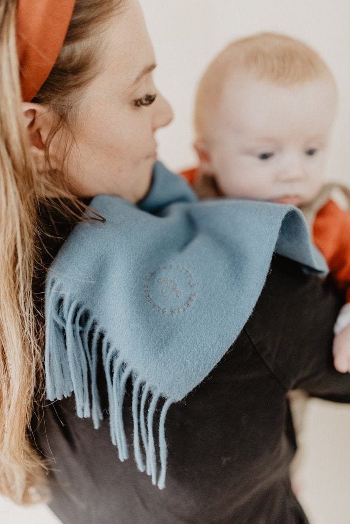 MoodCompanyNL - Babydekentje Blauw - 75x110 - Lamswol - TBCo Scotland - 5055603551133