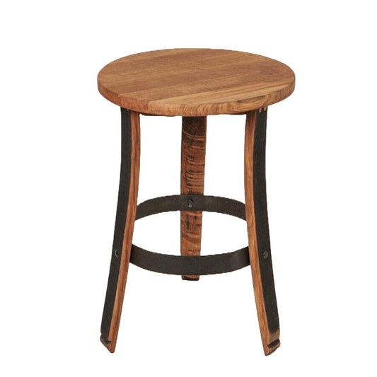 MoodCompanyNL - Bijzettafel van oude whiskyvaten - hoog 55 cm - Handgemaakt - Darach Scotland - 6091040841894