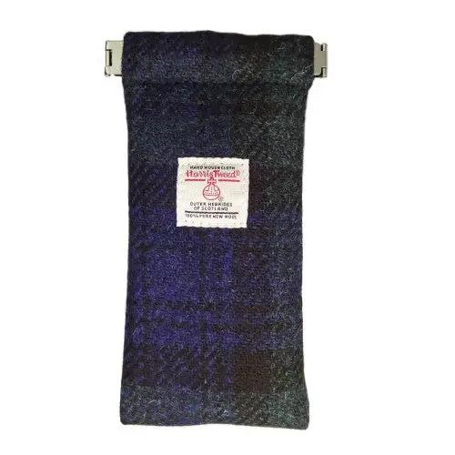 Mood Company - Brillenetui Blackwatch Tartan - Harris Tweed - Metalen Clip - Glen Appin of Scotland - 5060631370359