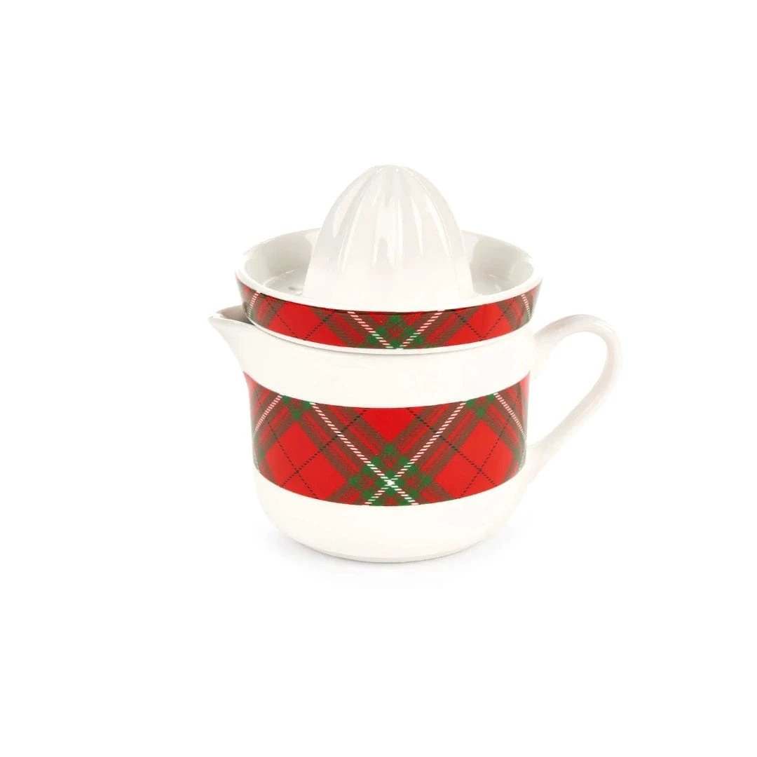 Citruspers tartan - 9.5x5 CM - cartolina - nuvole do stoffa by Mood4Christmas