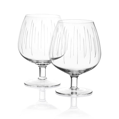Mood Company - Cognacglas CG300 - Set van 2 stuks - 300 ml – handgemaakt – Amber Glass - 5903940034256