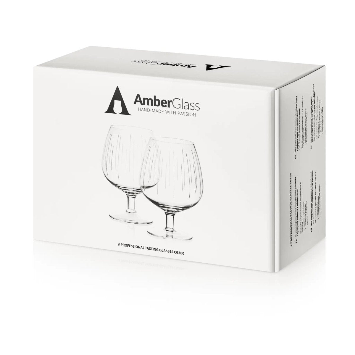 Mood Company - Cognacglas CG300 - Set van 2 stuks - 300 ml – handgemaakt – Amber Glass - 5903940034256