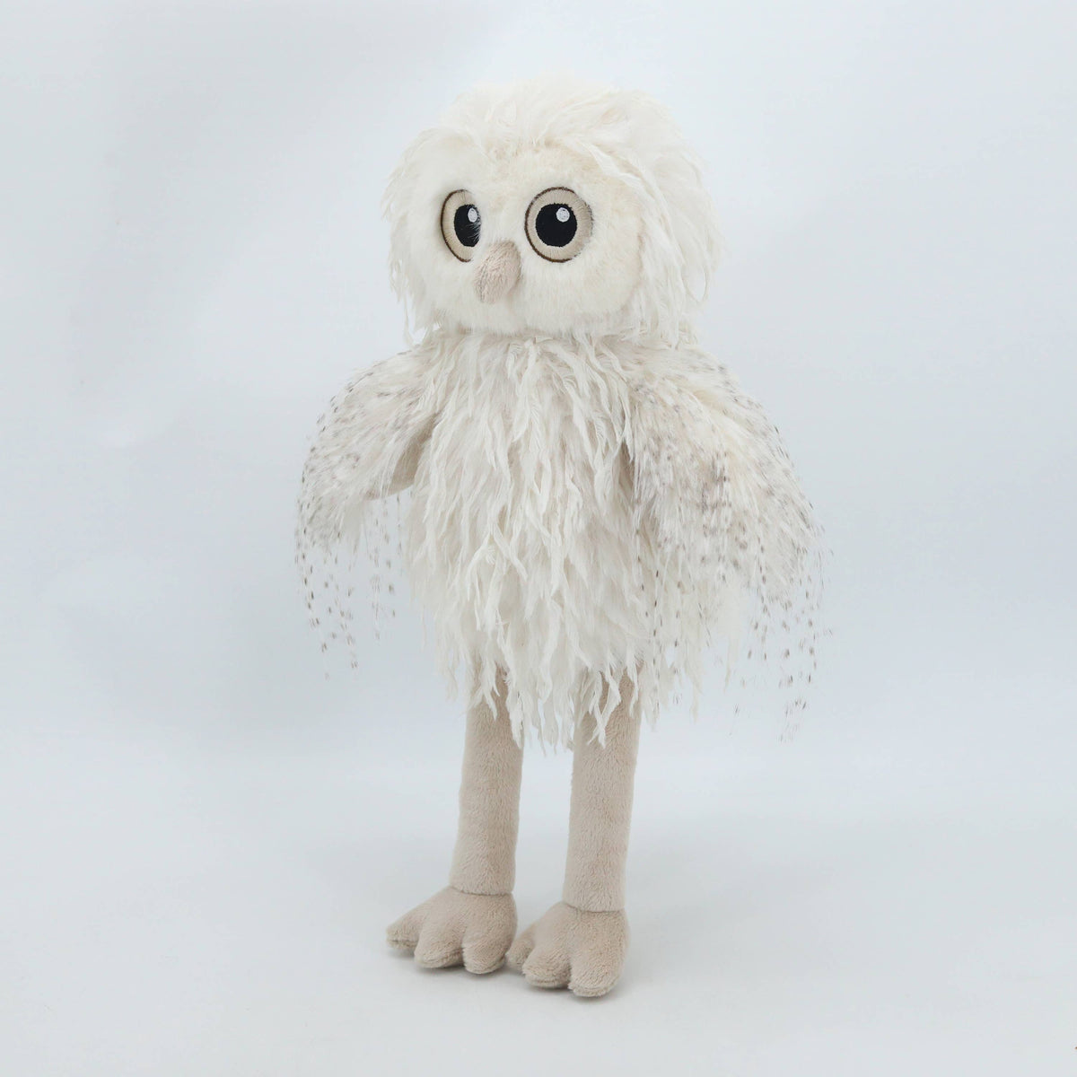 Kuscheltier Eule mit Baumelbeinen - 25 cm - Weicher Plüsch - Jomanda