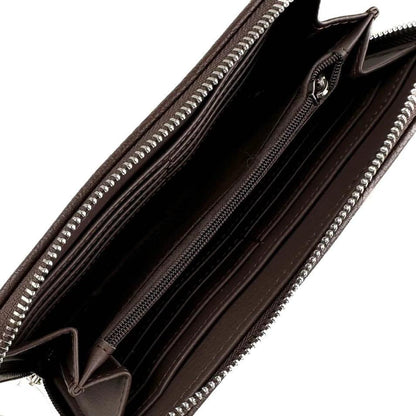 MoodCompanyNL - Dames Portemonnee Staffa Blauw Geruit - Harris Tweed - muntvak met rits - Glen Appin of Scotland - 5060959021407