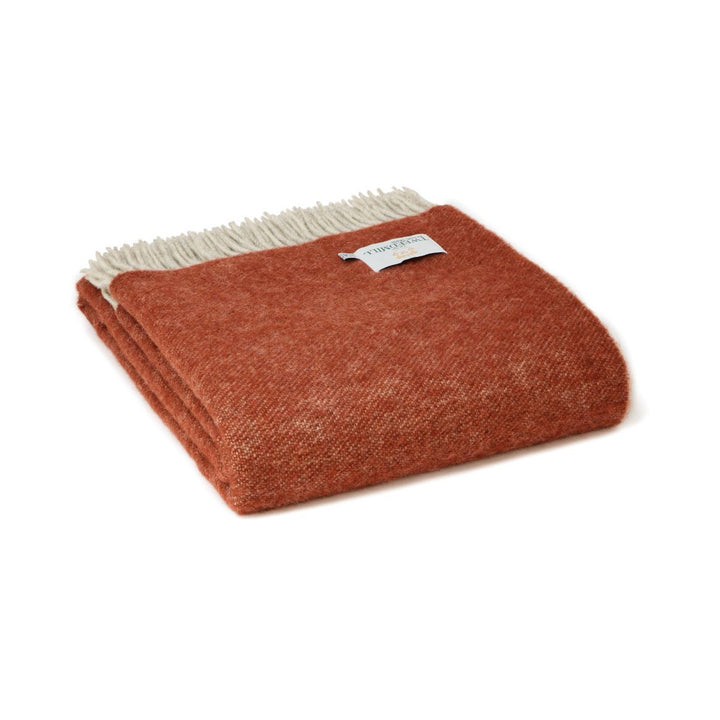 Plaid Dartmoor Ketchup - 150x183 - Nieuw Wol - Tweedmill UK