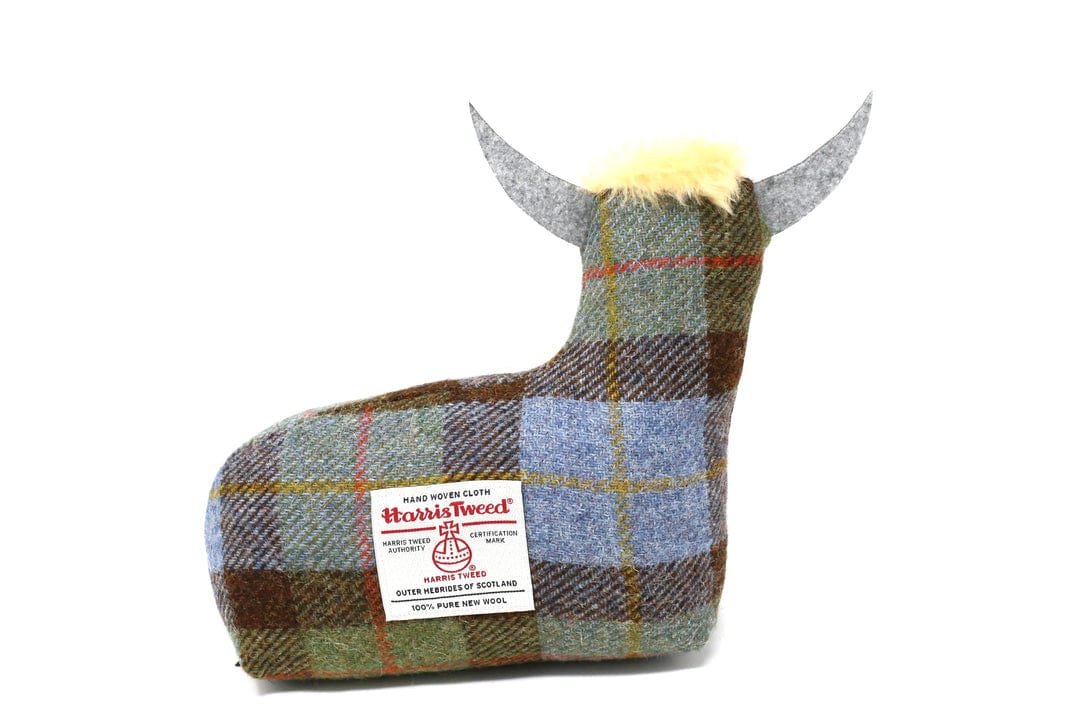 MoodCompanyNL - Deurstopper Schotse Hooglander Macleod - Harris Tweed - Handgemaakt - Caroline Wolfe Murray Scotland - 6095633364302