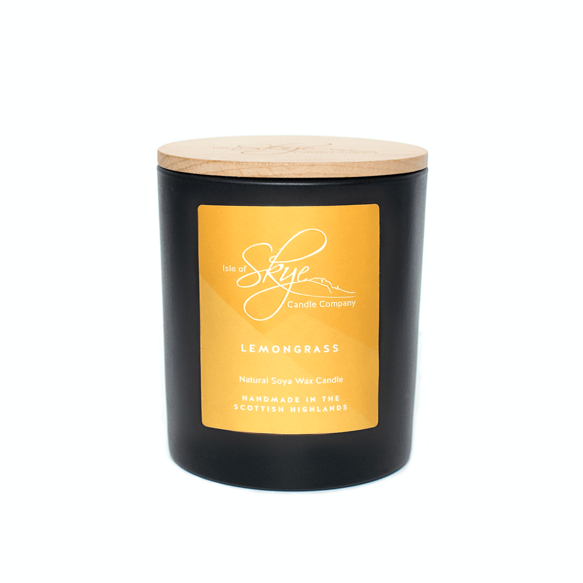 Mood Company - Geurkaars Citroengras Large - 45 uur - Sojawas - Isle of Skye Candle - 5060346380018