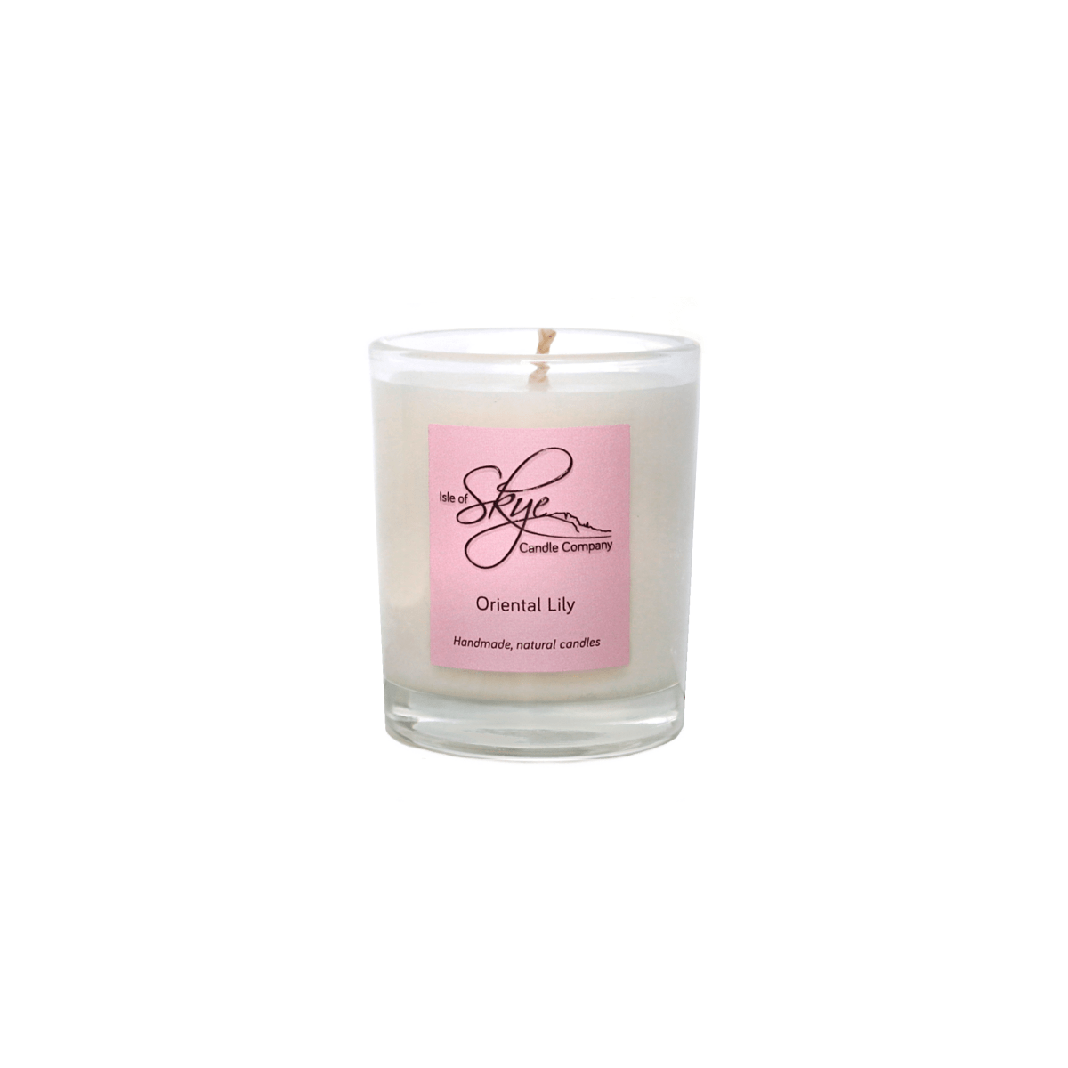 MoodCompanyNL - Geurkaars Oosterse Lelie (Oriental Lily) Mini - 20 uur - Sojawas - Isle of Skye Candle - 6095641851863
