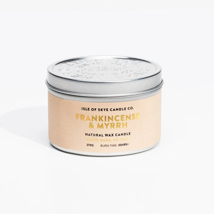 Geurkaars Wierook Blikje - 30 uur - Sojawas - Isle of Skye Candle by MoodCompanyNL