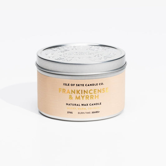 Mood Company - Geurkaars Wierook Blikje - 30 uur - Sojawas - Isle of Skye Candle - 5060346380735