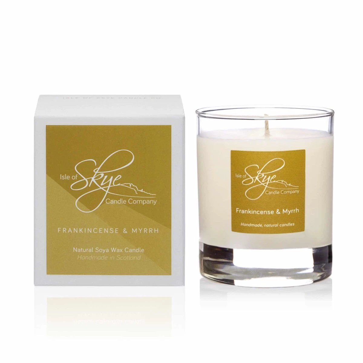 Geurkaars Wierook Small - 30 uur - Sojawas - Isle of Skye Candle by MoodCompanyNL