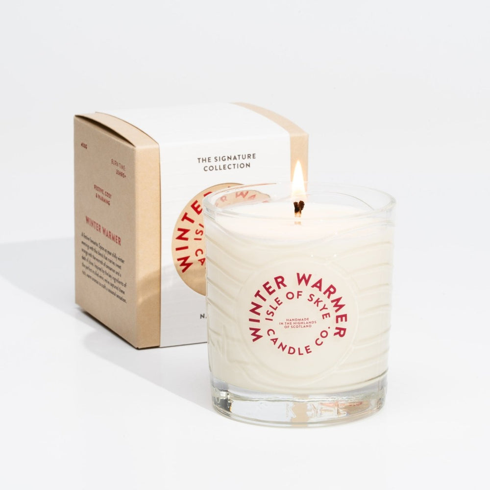 Mood Company - Geurkaars Winter Warmer - in exclusieve Island Tumbler (35 uur) - Isle of Skye Candle - 506034346380377
