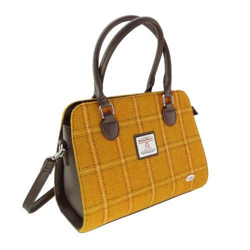 Handtas Findhorn Mosterd Geel (English Mustard) - Stevig - Draagband - Harris Tweed - Glen Appin of Scotland by MoodCompanyNL