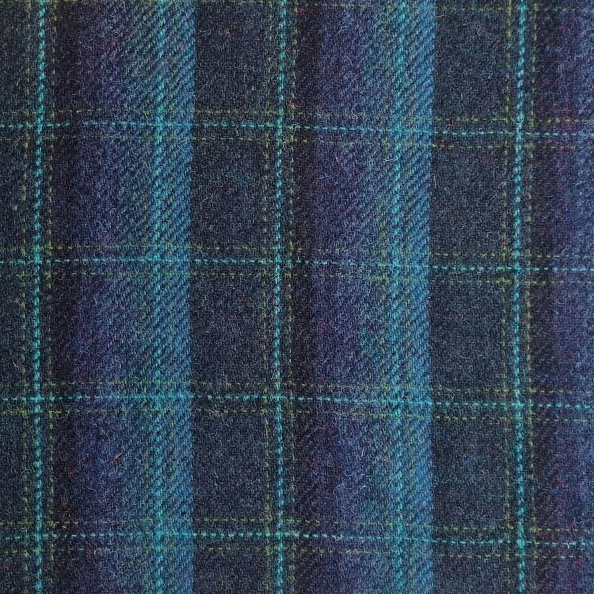 Mood Company - Heupfles Tartan Blauw met Turquoise - Luxe Set - Harris Tweed - Glen Appin of Scotland - 5060959022282