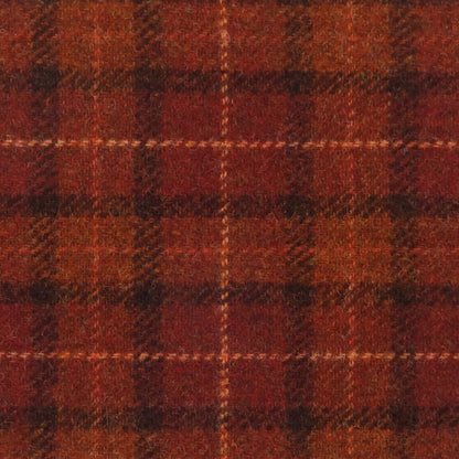 Mood Company - Heupfles Tartan Bruin met Oranje Ruit - Harris Tweed - Glen Appin of Scotland - 5061035011374