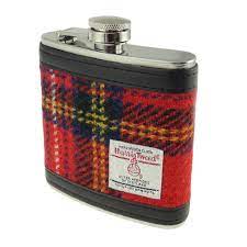 MoodCompanyNL - Heupfles Tartan Royal Stewart - Harris Tweed - Glen Appin of Scotland - 5060631372209