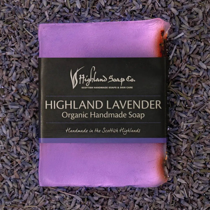 MoodCompanyNL - Highland Lavender – Rust & Balans - Biologische Glycerine Zeep 150g - 5060188000044