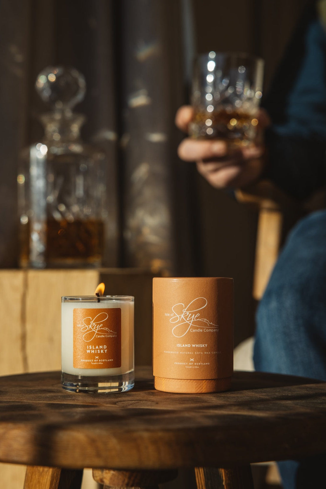 A smoky whiskey scent for long evenings