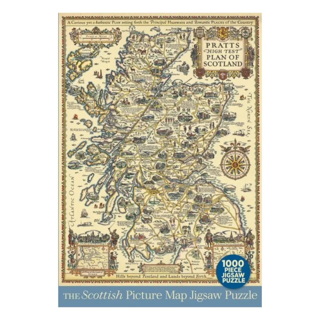 Mood Company - Jigsaw Scottish Picture Map - 1000pc - 9781780277967