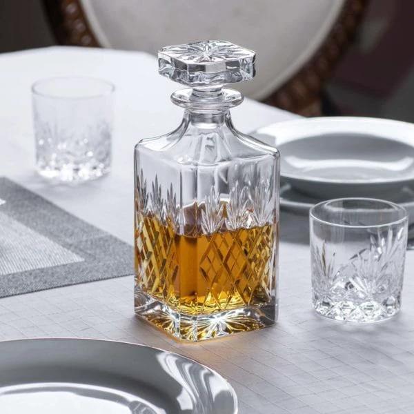 Mood Company - Karaf SKYE SQUARE - Loodkristal - 750 ml - Geschenkverpakking - Glencairn Crystal Scotland - 5060025555270