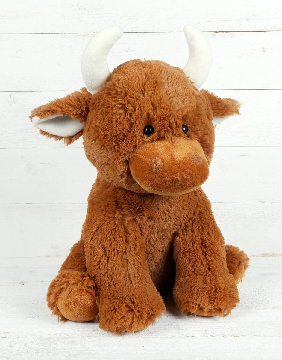 Mood Company - Knuffel Schotse Hooglander XL Bruin - 60 cm - Premium Pluche - Jomanda - 669168344601