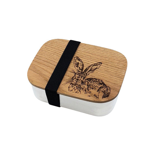 Mood Company - Lunchbox RVS met Eikenhouten Deksel – Haas - 5061097540690