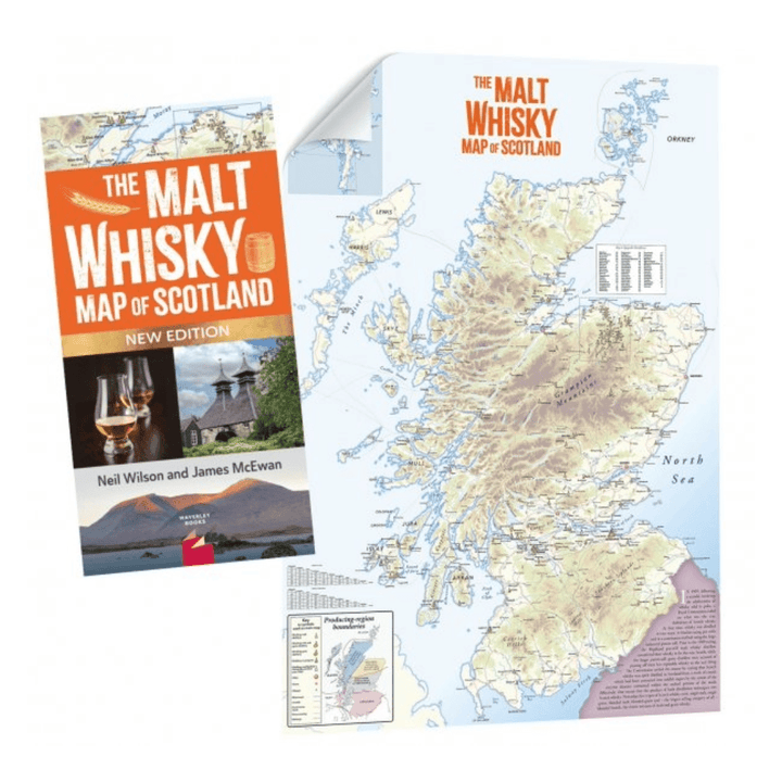 Mood Company - Malt Whisky Map of Scotland - 9781849342025