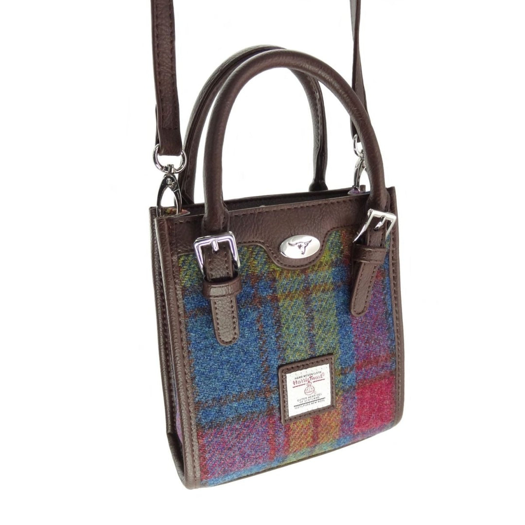 Mood Company - Mini Handtas Keltie Multi Colour Tartan - Schouderband - Harris Tweed - Glen Appin of Scotland - 5061035011909