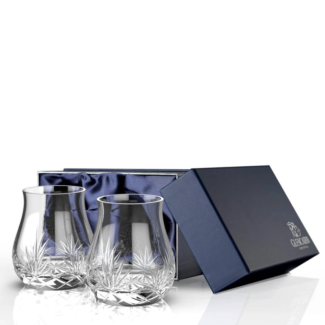 Mixer glas Cut 2 stuks - Geschenkverpakking - Loodkristal - Glencairn Crystal Scotland by MoodCompanyNL
