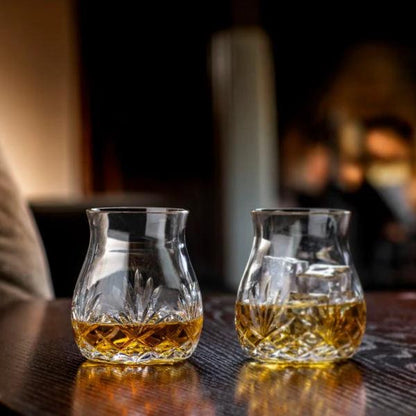 Mixer glas Cut 2 stuks - Geschenkverpakking - Loodkristal - Glencairn Crystal Scotland by MoodCompanyNL