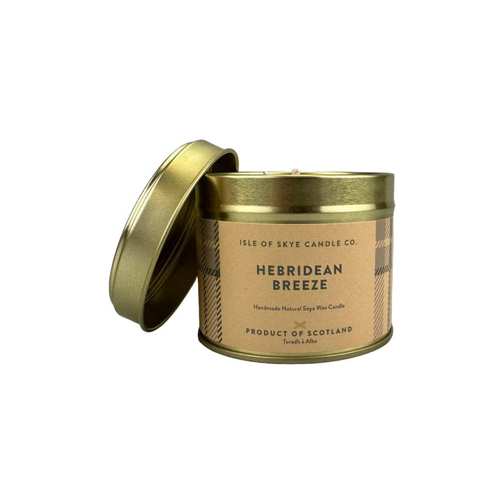 Mood_Company Geurkaars Scottish Hebridean Breeze Blikje - 45 uur - Sojawas - Isle of Skye Candle