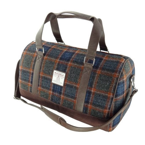 Mood_Company Harris Tweed Reistas Clyde Grijs met Bruin (Rust)