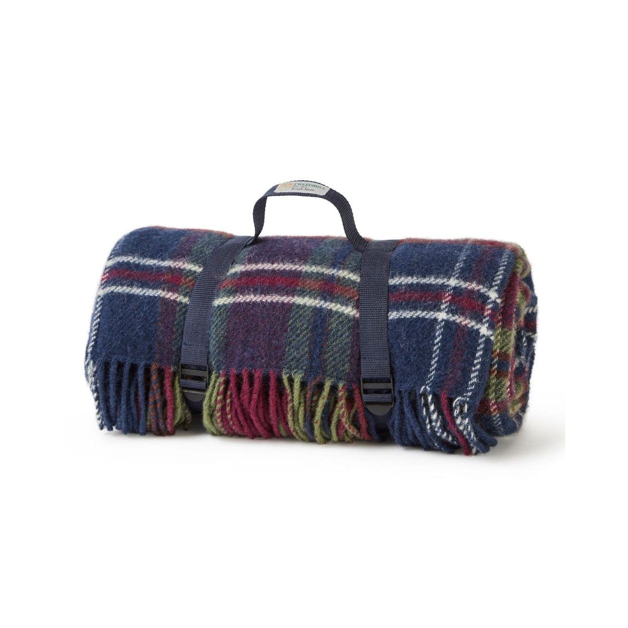 Mood_Company Picknickkleed Polo Tartan Morello - Wol - Waterdicht - 145x183cm - Tweedmill