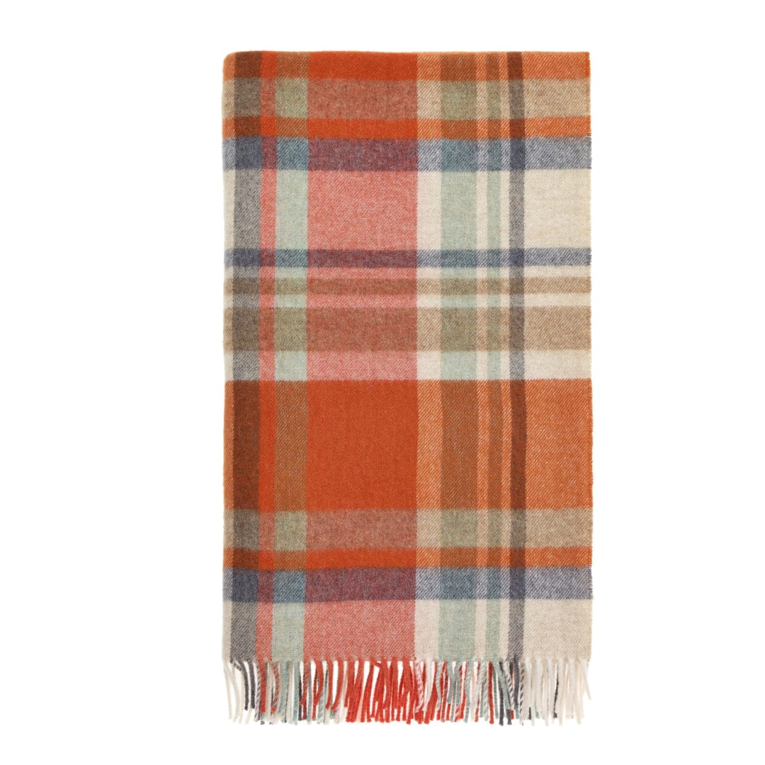 Mood_Company Plaid Portree Oranje - Merino lamswol - 140x185 - Bronte by Moon Scotland