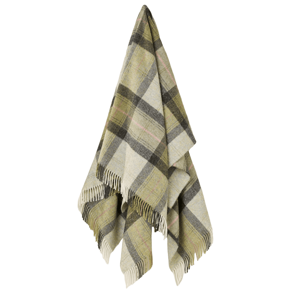 Mood_Company Plaid Skye Groen - Shetland Lamswol - 140x185 - Bronte by Moon Scotland