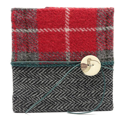 Notitieboek Vierkant Rood met Wulp by MoodCompanyNL