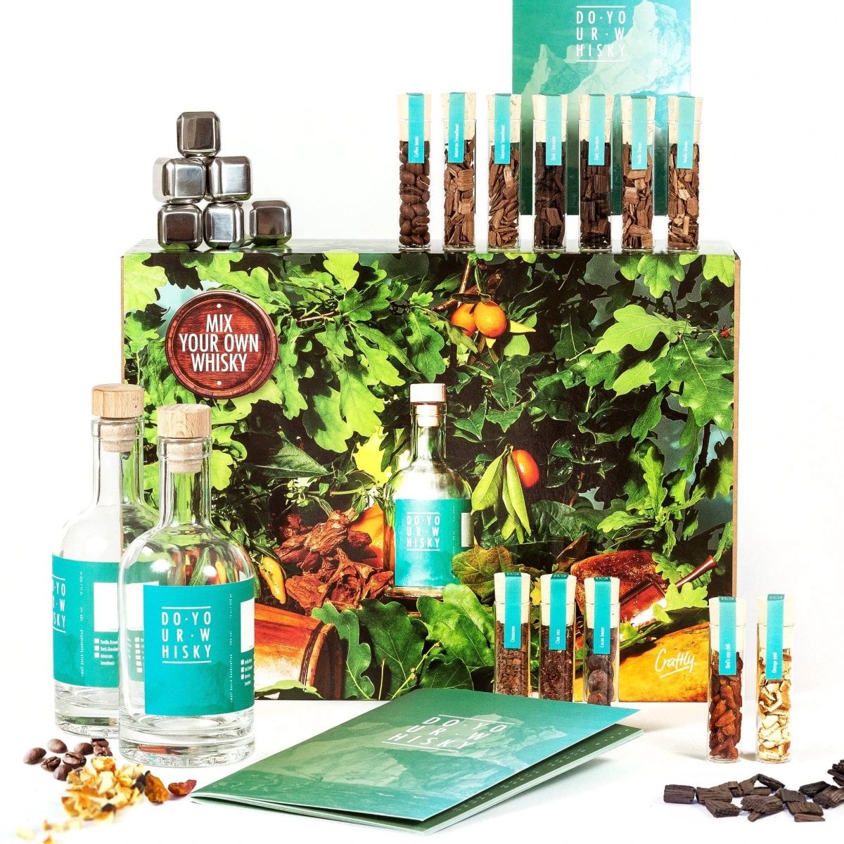 Ontwikkel je eigen Whisky - Uitgebreide Cadeauset - Craftly by MoodCompanyNL