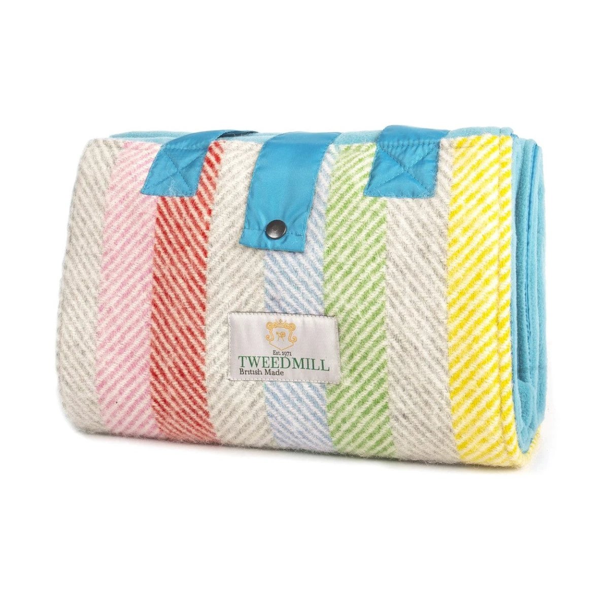 Picknickkleed Leisure Regenboog - Fleece - Waterdicht - 137x137cm - Tweedmill by MoodCompanyNL