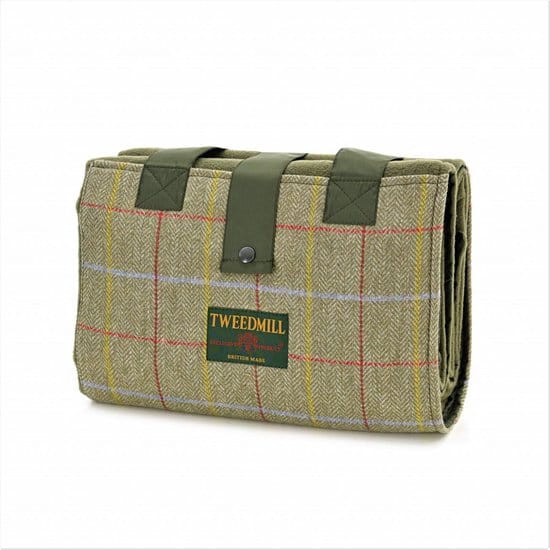 MoodCompanyNL - Picknickkleed Leisure Tweed 15 - Fleece - Waterdicht - 137x137cm - Tweedmill - 5060567823677