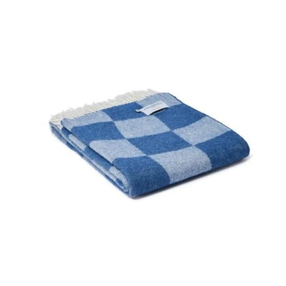 Mood Company - Plaid Bijou Blauw - 150x183 - Nieuw Wol - Tweedmill UK - 5060958302897