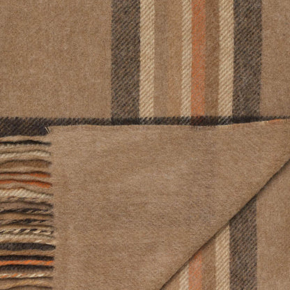 Mood Company - Plaid Double Face Vintage Ruit Camel - Country Side Collection - Merino Lamswol - 140x185 - Bronte by Moon - 6151226223279