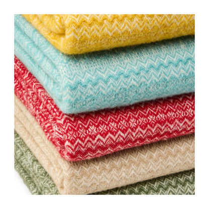 Plaid Fair Isle Rood - 150 x 200 - Nieuw Wol - Tweedmill UK by Mood Company