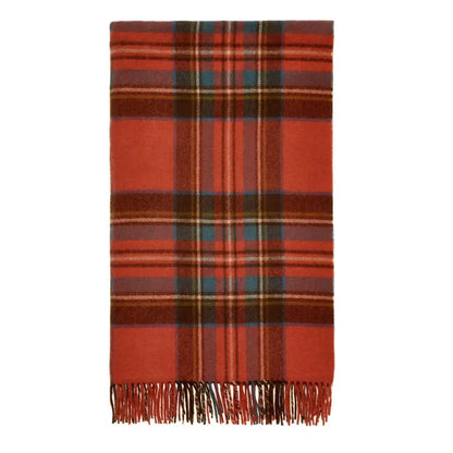 Mood Company - Plaid Tartan Antique Royal Stewart - Merino Lamswol - 140x185 - Bronte by Moon Scotland - 5057900079549