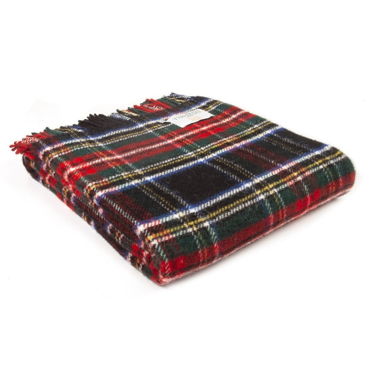 MoodCompanyNL - Plaid Tartan Black Stewart - 150x183 - Nieuw Wol - Tweedmill UK - 5060674570396