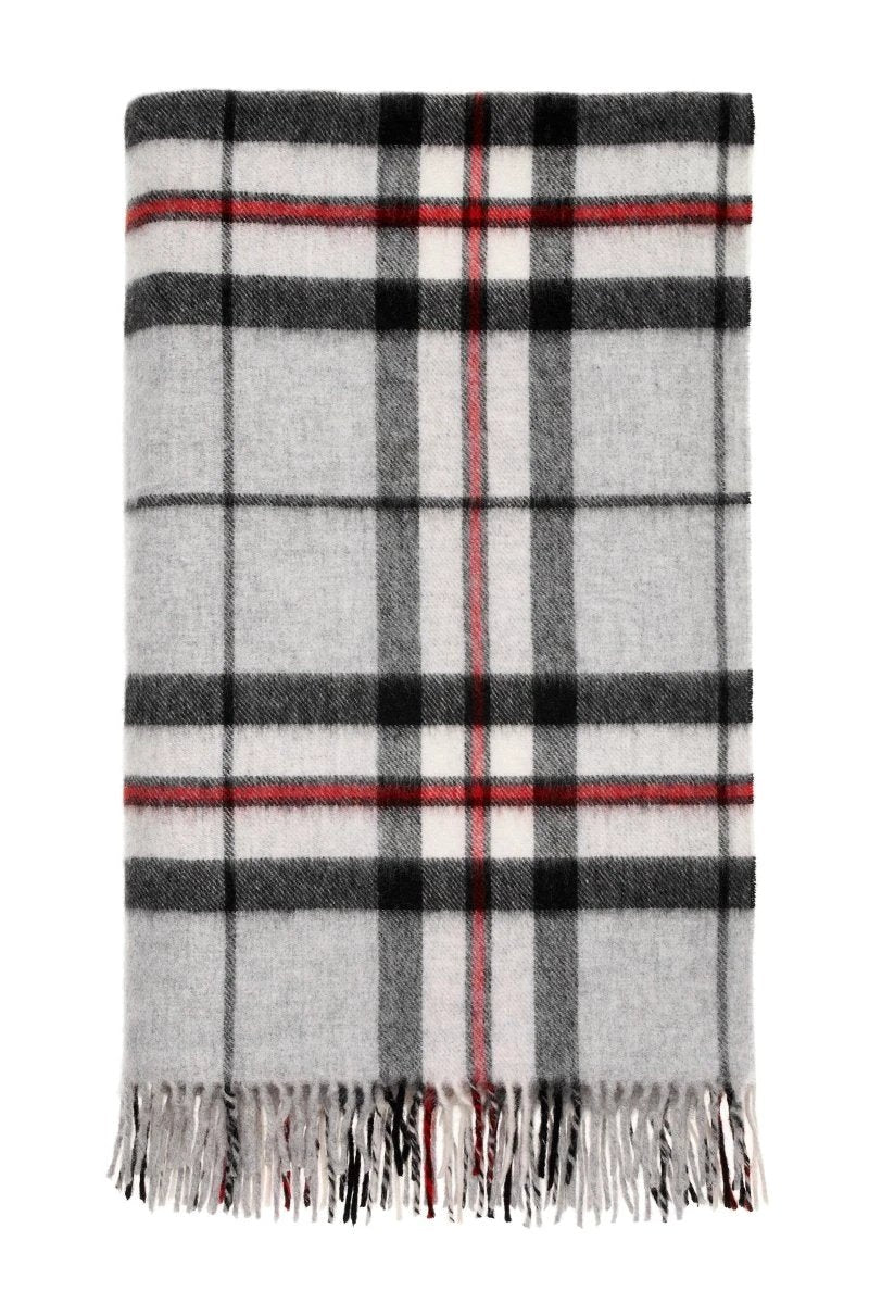 MoodCompanyNL - Plaid Tartan Grey Tompson - Merino Lamswol - 140x185 - Bronte by Moon Scotland - 6095647114177