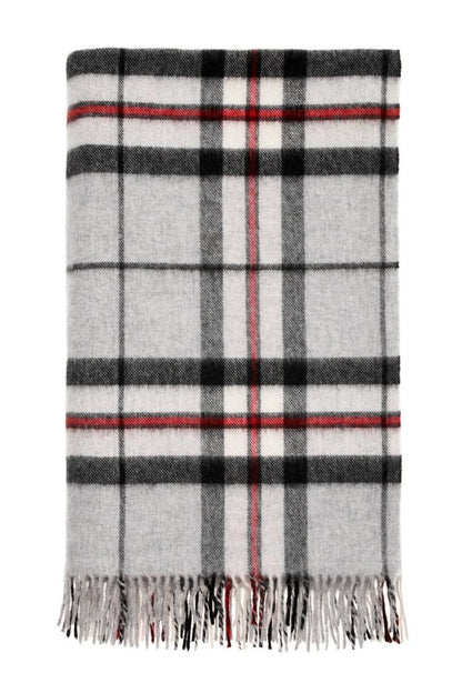 MoodCompanyNL - Plaid Tartan Grey Tompson - Merino Lamswol - 140x185 - Bronte by Moon Scotland - 6095647114177