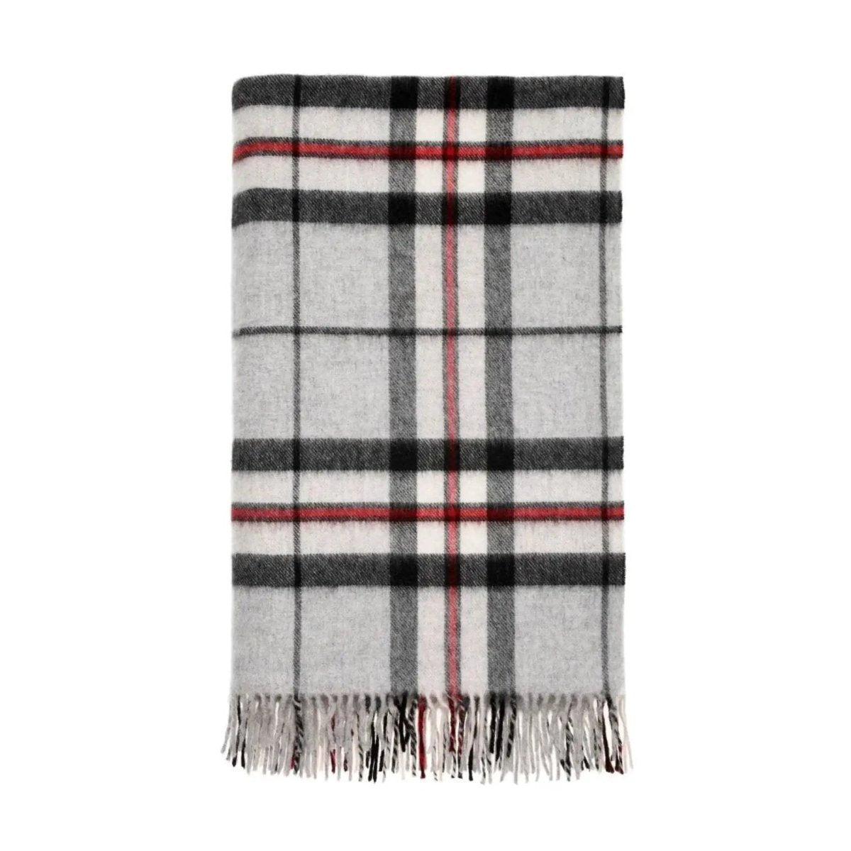 Mood Company - Plaid Tartan Grey Tompson - Merino Lamswol - 140x185 - Bronte by Moon Scotland - 6095647114177