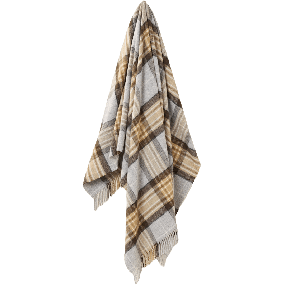 MoodCompanyNL - Plaid Tartan McKellar - Merino Lamswol - 140x185 - Bronte by Moon Scotland - 5057900077996