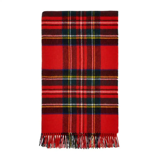 Mood Company - Plaid Tartan Royal Stewart - Merino Lamswol - 140x185 - Bronte by Moon Scotland - 6095632457470